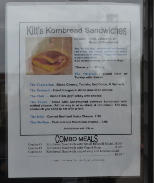 Kitt’s Kornbread Sandwich and Pie Bar