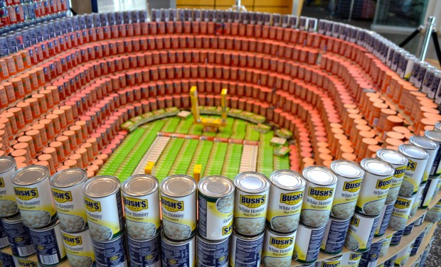 Canstruction Cotton Bowl 2