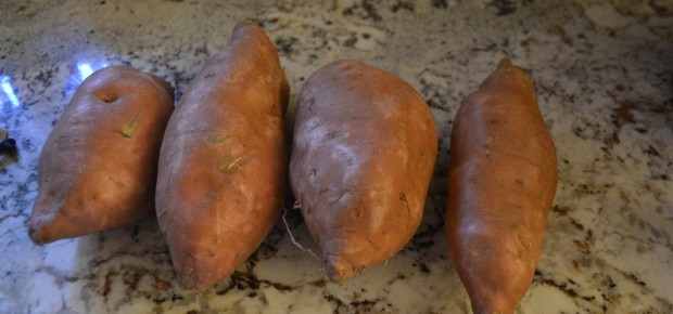 Sweet Potatoes Au Gratin