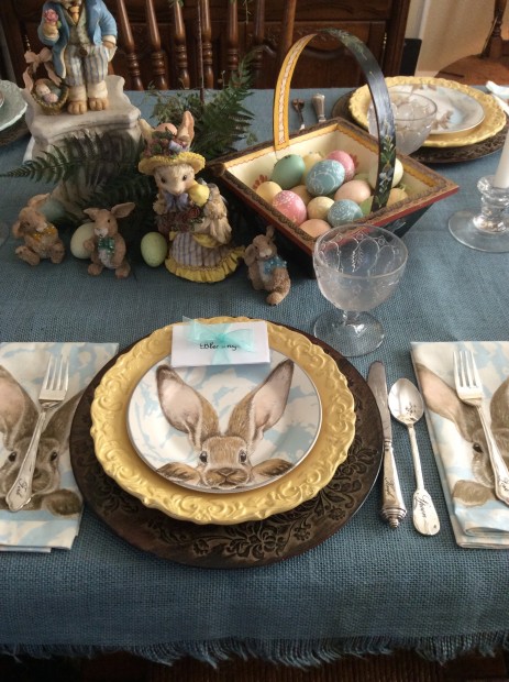 Super Sister's Easter Table